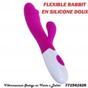 Vibromasseur rabbit flexible double stimualation orgasm