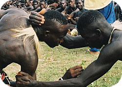 Lutte traditionnelle des Diola de Casamance