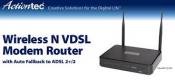 Modem routeur adsl2+ gigabit wifi n 300mbps