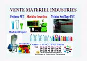 Vente materiel industries soufflage